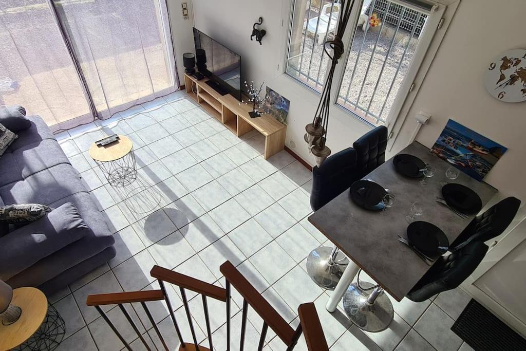 Proche mer appartement avec jardin,place parking. Elne Extérieur photo